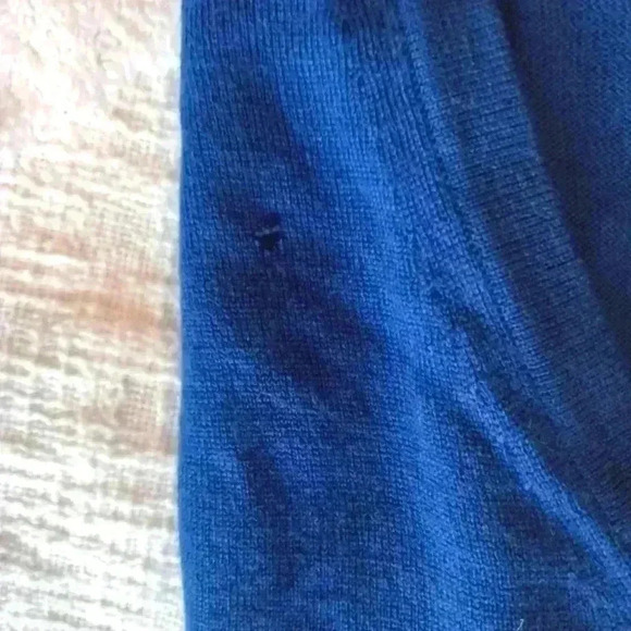 Express extra fine merino wool sweater Men's. Blue. Size Medium - Picture 6 of 6